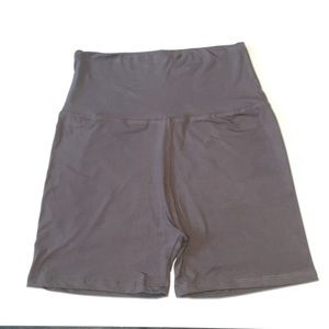 Charcoal Biker Shorts